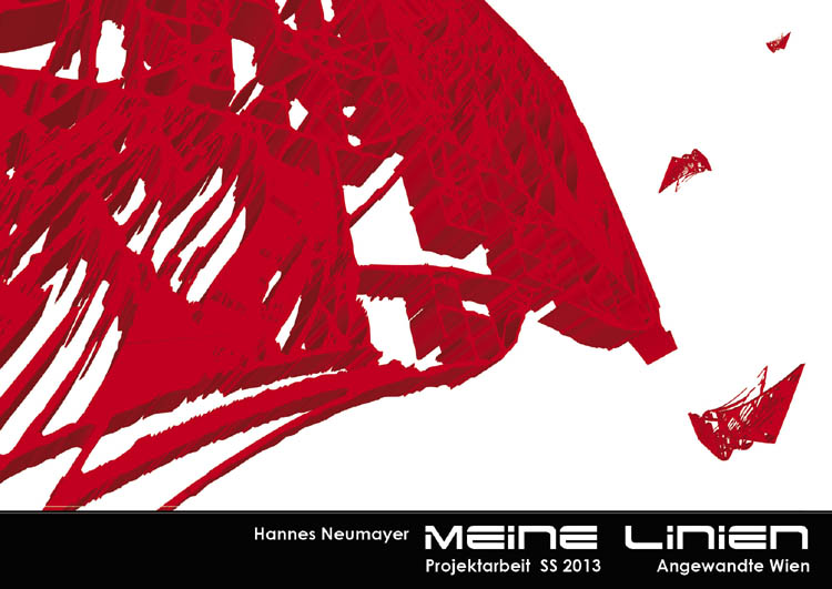 Meine Linien roter Vogel