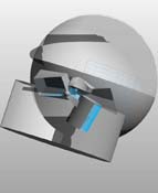 2 Formen mit Hintergrund 01 - 3D-Ansicht - {3D}