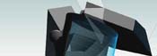 2 Formen mit Hintergrund 01 - 3D-Ansicht - {3D}6